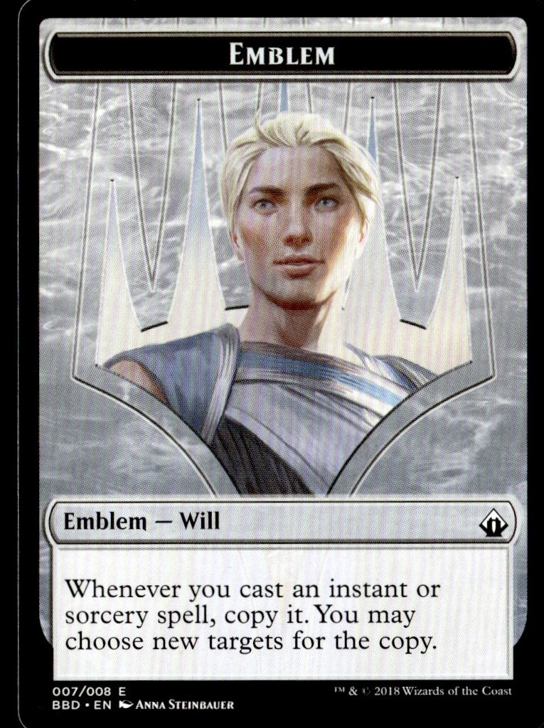 2018 Battlebond Common Token 7 Emblem MTG  