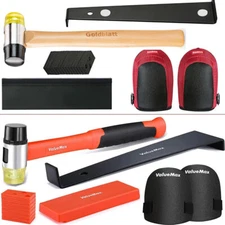 Professional Laminate Wood Flooring Installation Kit Set w/100/30 Pieces Spacers