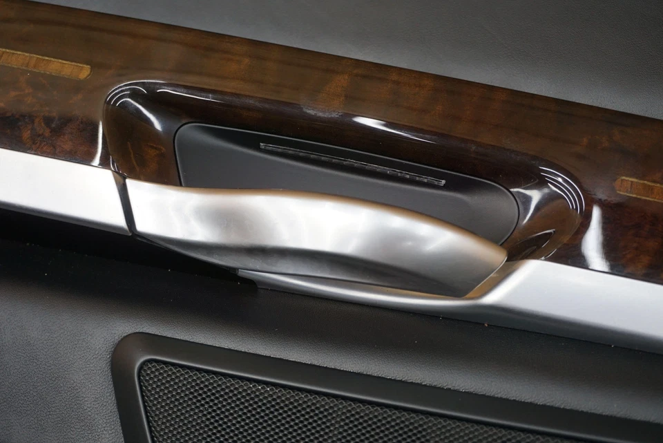 Rear Left Driver Door Interior Trim Panel Black 51429161861 BMW 760i F02 2010-12 - Image 3 of 4