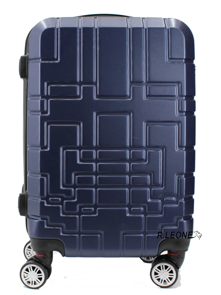 Valigia Fino Set 4Trolley Rigido grande, medio, picco beauty 8 ruote in ABS 611 - Immagine 3 di 4