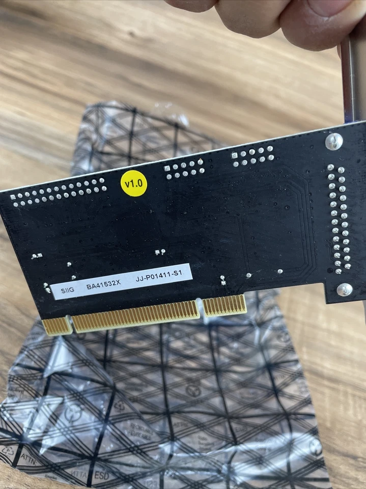 SIIG JJ-P01411-S1 DP 1-Port ECP/EPP Parallel Adapter PCI Card - Image 4 of 4