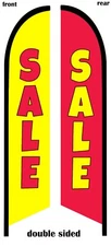 SALE DOUBLE SIDED SWOOPER FEATHER FLAG BANNER SIGN KIT 7798D