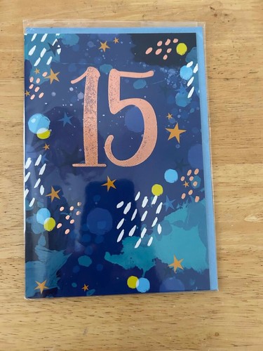 15 YEAR OLD BIRTHDAY CARD - 8 DESIGNS TO CHOOSE FROM - SEE OTHER LISTINGS - Picture 2 of 22