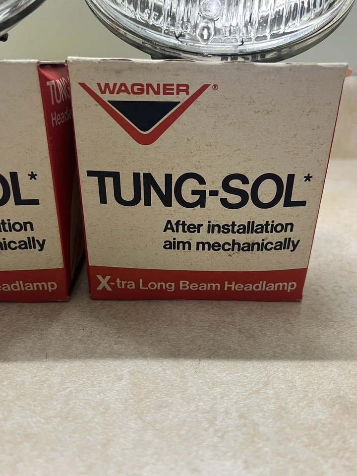 pair WAGNER Tung SoL 5001 Sealed HigH Beam HeadLamp BULB NIB 12v AUTO truck - Image 3 of 4