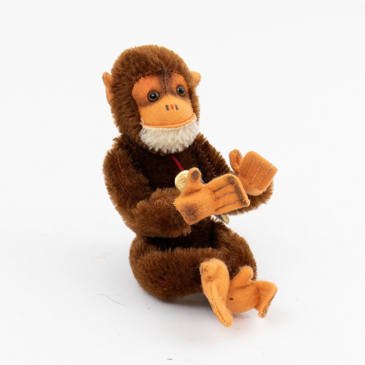 Vintage 1950's Hermann Teddy Original Jointed Monkey with