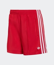 Adidas Originals Firebird Classic Shorts Women Red White Trefoil KT4656
