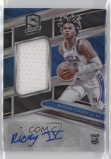 2023-24 Panini Spectra Rookie Jersey 160/199 Ricky Council IV #208 Auto 0w6q