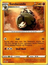 Sandaconda 109/202 Sword & Shield Rare NM Pokemon TCG
