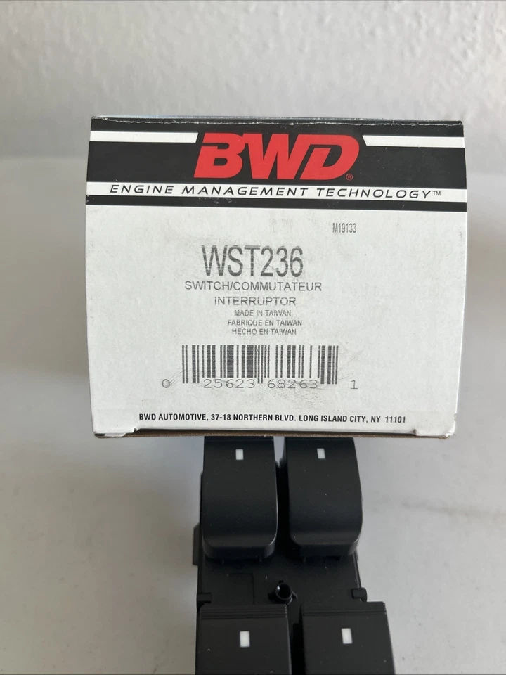 Interruptor ventana puerta-4 puertas delantero izquierdo BWD WST236 Chevy y GM Foto 2 de 4