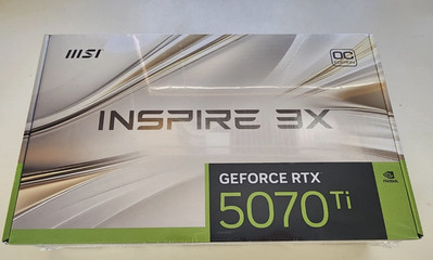 MSI INSPIRE 3x Plus OC Edition GeForce RTX 5070 Ti 16GB GDDR7 PCI Express 5.0 