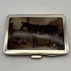 Vintage Sterling Silver Cigarette Case / 61.6g #2028D