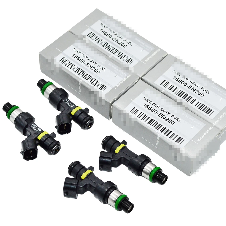 4PCS Fuel Injector For 2007 2008 2009 2010 2011 2012 Nissan Sentra 2.0L FBY2850 Foto 2 de 4