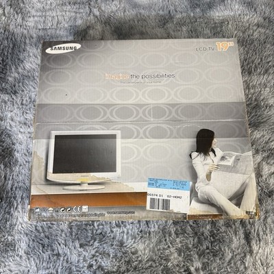 Samsung 19'' White TV Gaming Monitor With Remote - Model LN-T1954H New Sealed
