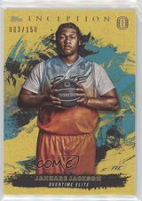 2021-22 Topps Inception OTE Overtime Elite Yellow 3/150 Jahzare Jackson #9 3hd