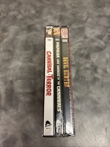 NEW The Cannibal Massacre Collection DVD Terror Devil Hunter Severin Box Set - Foto 2 di 6