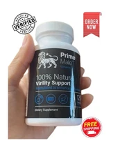 Prime Male #1 Natural Testosterone Booster 120 Capsules New Sealed Exp. 04/2026