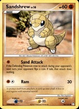 Pokemon Mysterious Treasures Sandshrew 96/123 COMMON LP