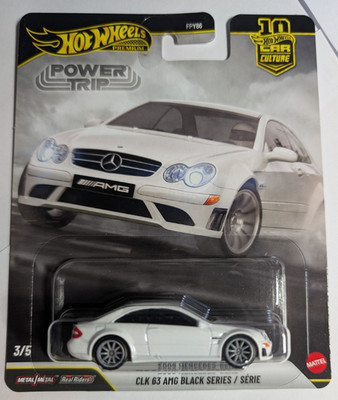 Hot Wheels Premium Car Culture Power Trip 2008 Mercedes-Benz CLK 63 AMG JKF29