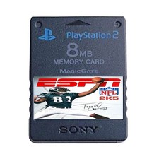 ESPN NFL 2K5 Football 2025 - 2026 Roster Update File PlayStation 2 Memory Card