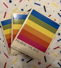 3 Packs Polaroid SX-70 Film Paul Giambarba Edition, Sealed and Cold Stored