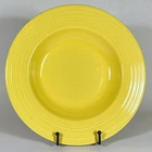 Discontinued Fiesta 12 Inch Wide Rim Pasta Bowl in Retired Yellow | Fiestaware