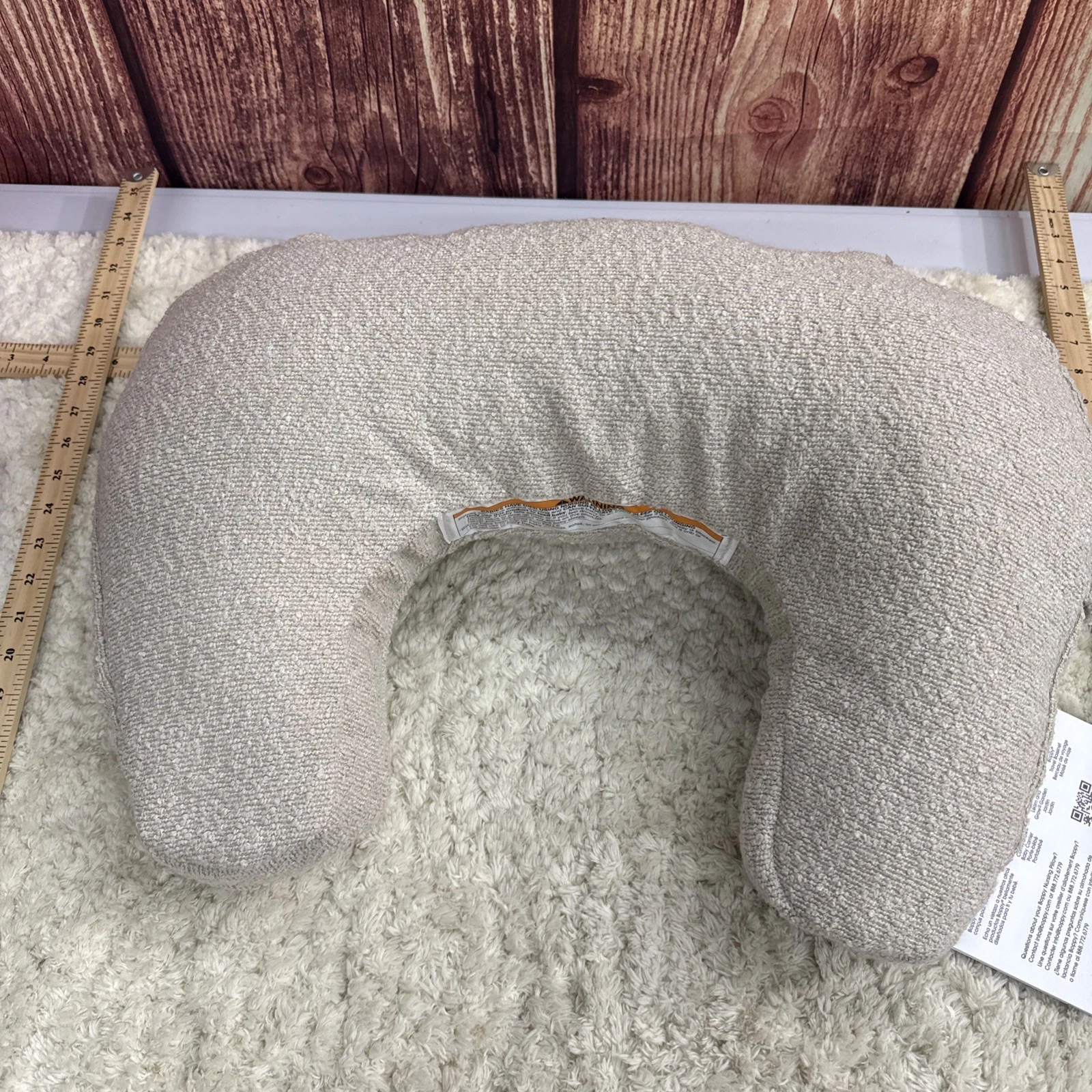 Boppy Luxe Nursing Pillow Oatmeal Boucle New Infant Gift Newborn Breastfeeding
Opens in a new window