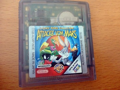 ATACKE VOM MARS,  NITENDO Gameboy Spiel,        GameBoy color, Guter Zustand