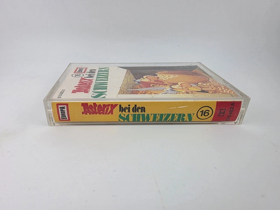 Asterix 16 bei den Schweizern Europa MC Kassette grau #2 - Bild 4 von 4