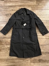 Garrison Collection Army Coat All Weather 42R Men's Black Water Repellent