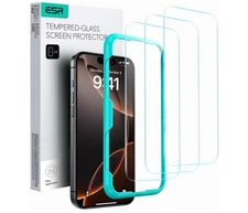 3 Pack Tempered Glass Screen Protector, 9H Hardness, HD Clear, Easy Install