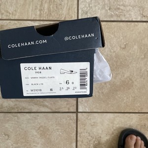 Cole Haan Vanya Tassel Flats Women Shoes Size 6 New