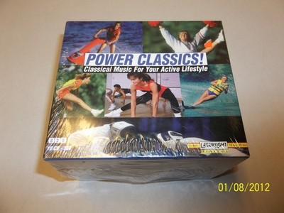 New/Sealed Workout CD s Power Classics Classical Music 10 CDs Box Set  1994