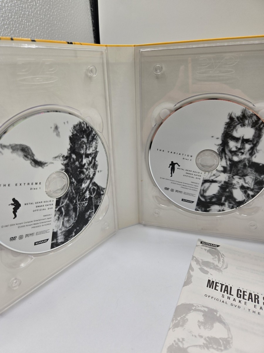 Metal Gear Solid 3 The Extreme Box Official DVD JAP NTSC-J
