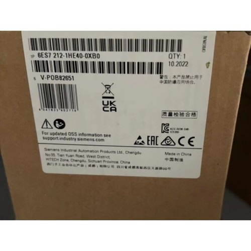 New Siemens 6ES7212-1HE40-0XB0 6ES7 212-1HE40-0XB0 SIMATIC S7-1200 CPU ...