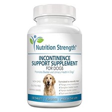 Nutrition Strength Organic Dog Incontinence Support, Bladder Control Supplement