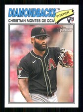 2026 Topps Heritage #205 Christian Montes De Oca RC Arizona Diamondbacks 65246