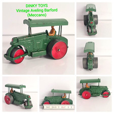 Vintage Dinky Toys Green Aveling Barford Road Roller Meccano