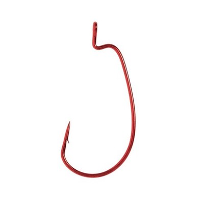 Eagle Claw Lazer Sharp Extra Wide Gap Red Worm Hook