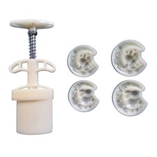 Hand Pressure Pastry Molds Plastic Baking Tool for Fondant and Traditional Cakes