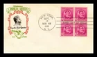 Dr Jim Stamps Augustus Saint Gaudens Block FDC Torkel Gundel Cachet