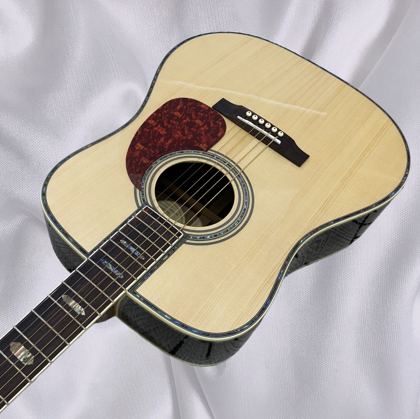 D45 Acoustic Guitar Solid Spruce Top Rosewood Fingerboard 20 Frets Free shipping