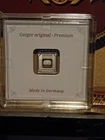 1 Gram Geiger Silver Bar With Assay .999 Silver Germanian Mint