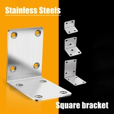 L Brackets Square bracket Stainless Steel Corner Brace Joint Angle Brackets Bent