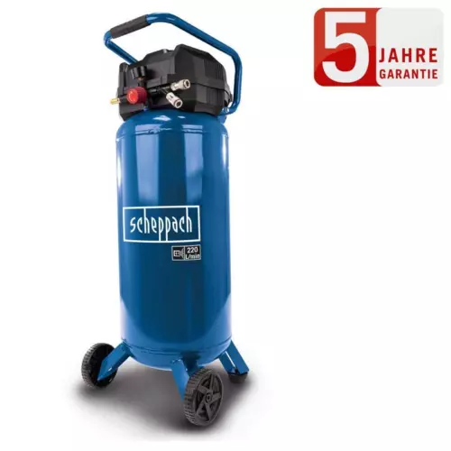Scheppach Druckluft Kompressor 50L Luftkompressor 10bar 2PS stehend HC51V
