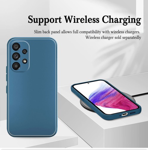 Custodia telefono silicone liquido per Samsung Galaxy S22 Note 20 A13 A53 A52S custodia gel - Foto 17 di 120