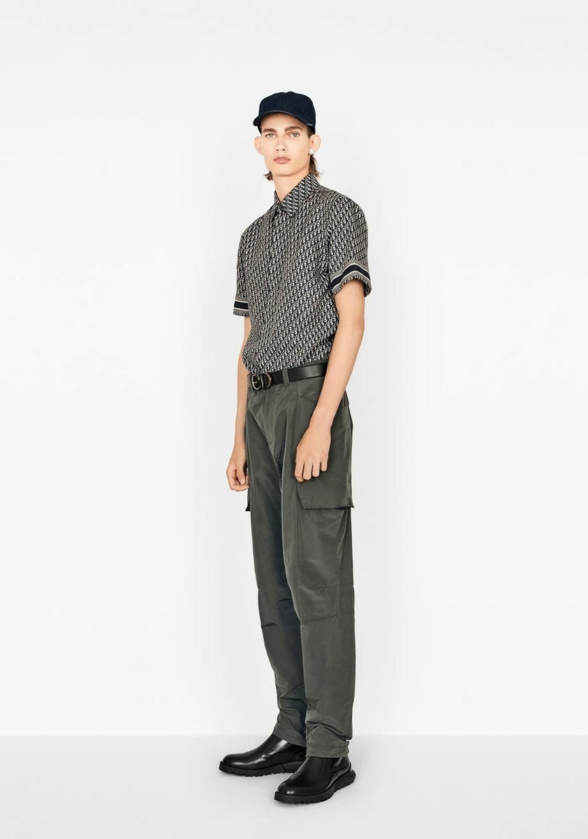 DIOR 1250$ Ripstop Cargo Pants - Anthracite - Technical Cotton