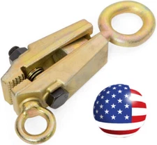 Self-Tightening 5T Frame Body Repair Small Mouth Pull Clamp Dent Remover 2way US