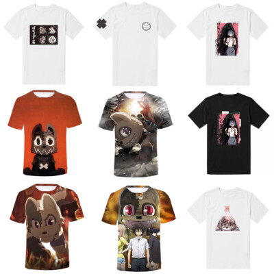 Cosplay Gleipnir Shuichi Kagaya 3D T-Shirts Adult Kids Short Sleeves Tops Tee