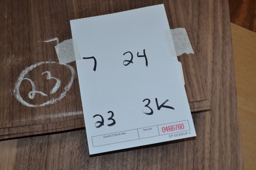 Walnut Raw Wood Veneer Sheet 7 x 24 inches 1/42nd thick 3K4667-60 - 第 10/10 張圖片