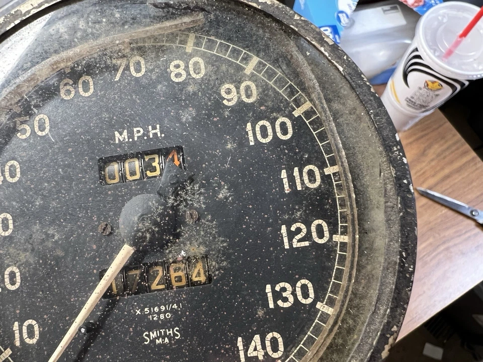 Velocímetro Smiths JAGUAR XK120 XK140 1952-1956 140 MPH X.51691/41 Foto 4 de 4